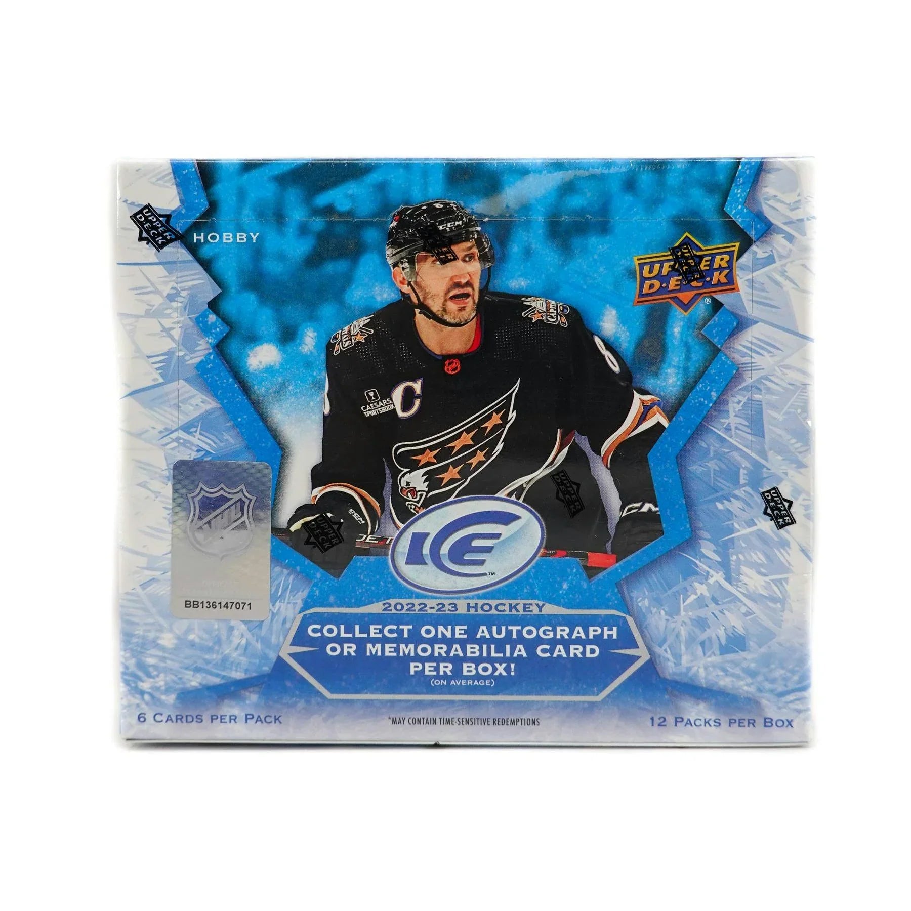 2022 23 Upper Deck Ice Hockey Hobby Box (Ships Sealed Only)