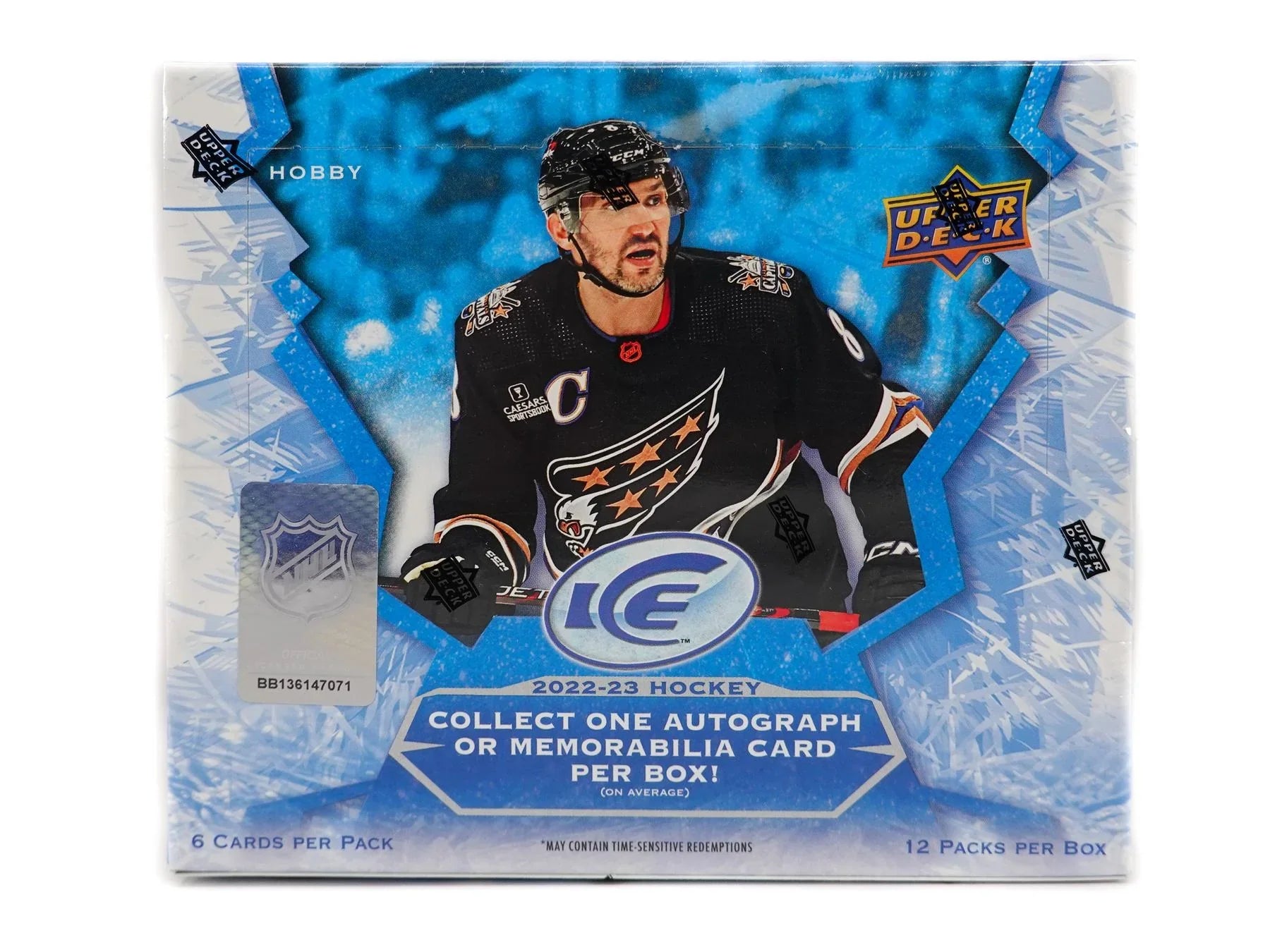 2022 23 Upper Deck Ice Hockey Hobby Box (Ships Sealed Only)