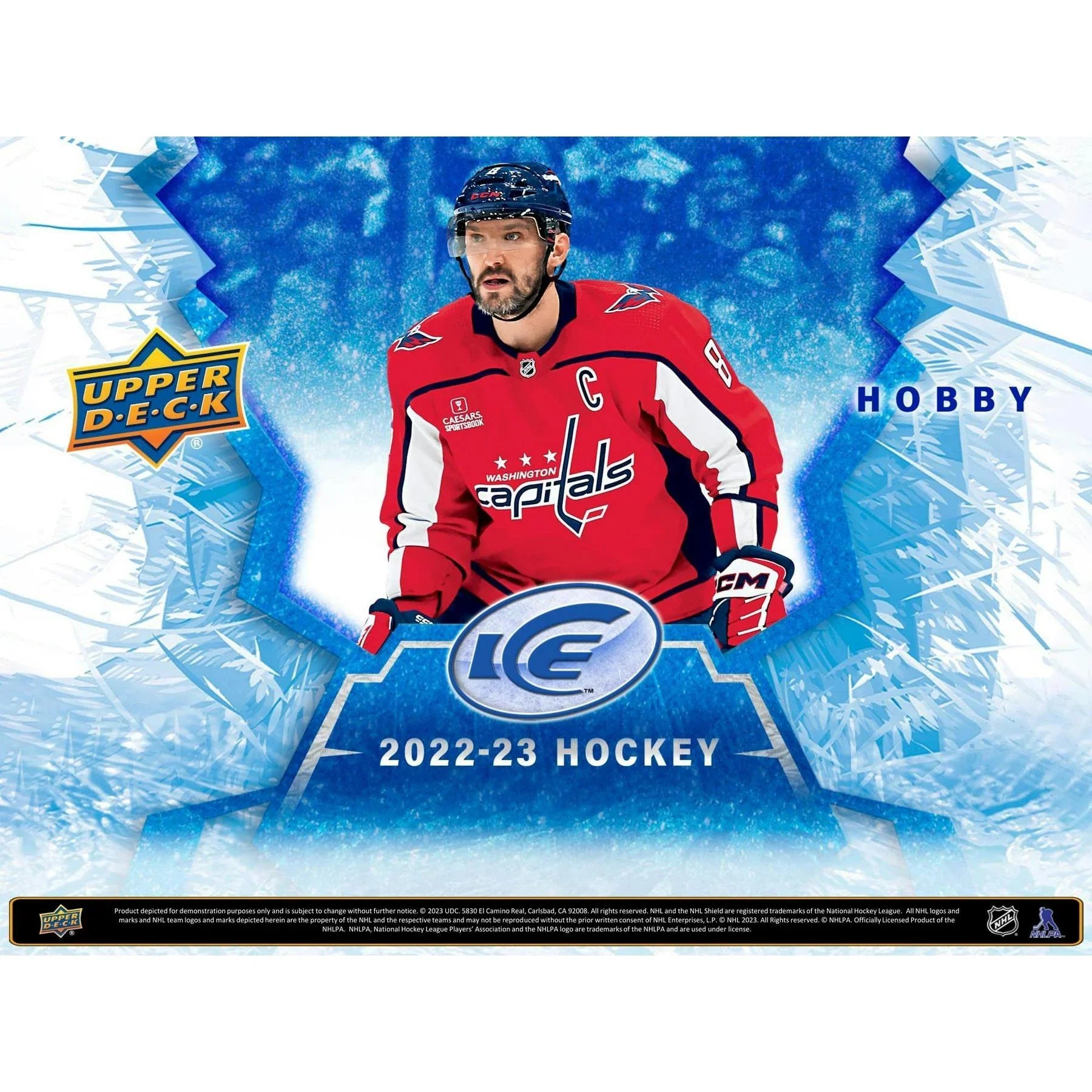 2022 23 Upper Deck Ice Hockey Hobby Box (Ships Sealed Only)