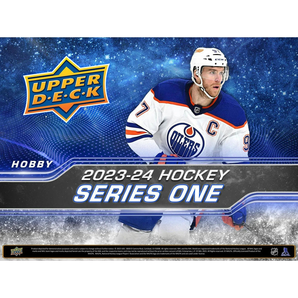 2023-24 Upper Deck Series 1 Hockey Hobby 12-Box Case (Ships Sealed Only) - D