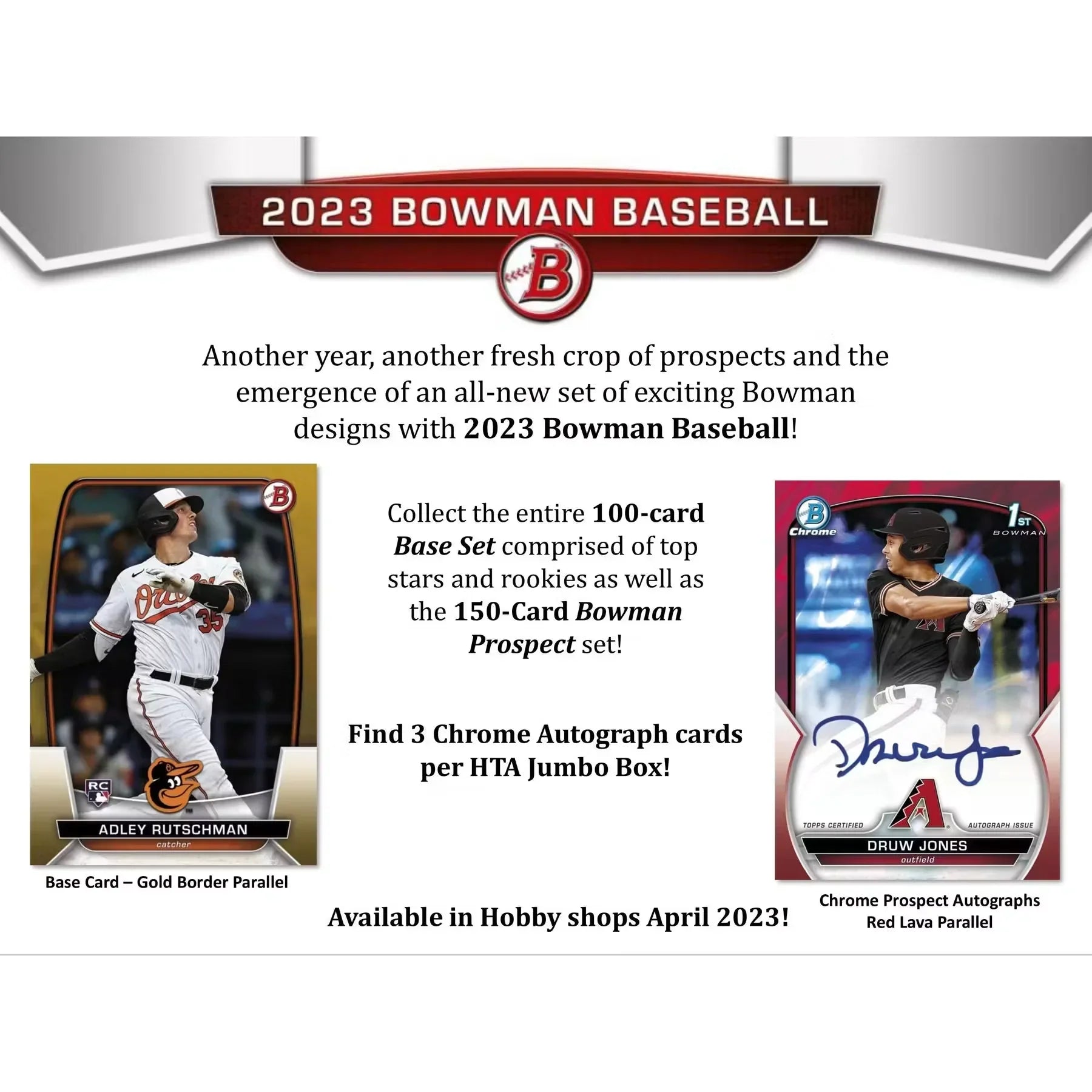 2023 Bowman Baseball Hobby Jumbo 8 Box Case (Ships Sealed Only)