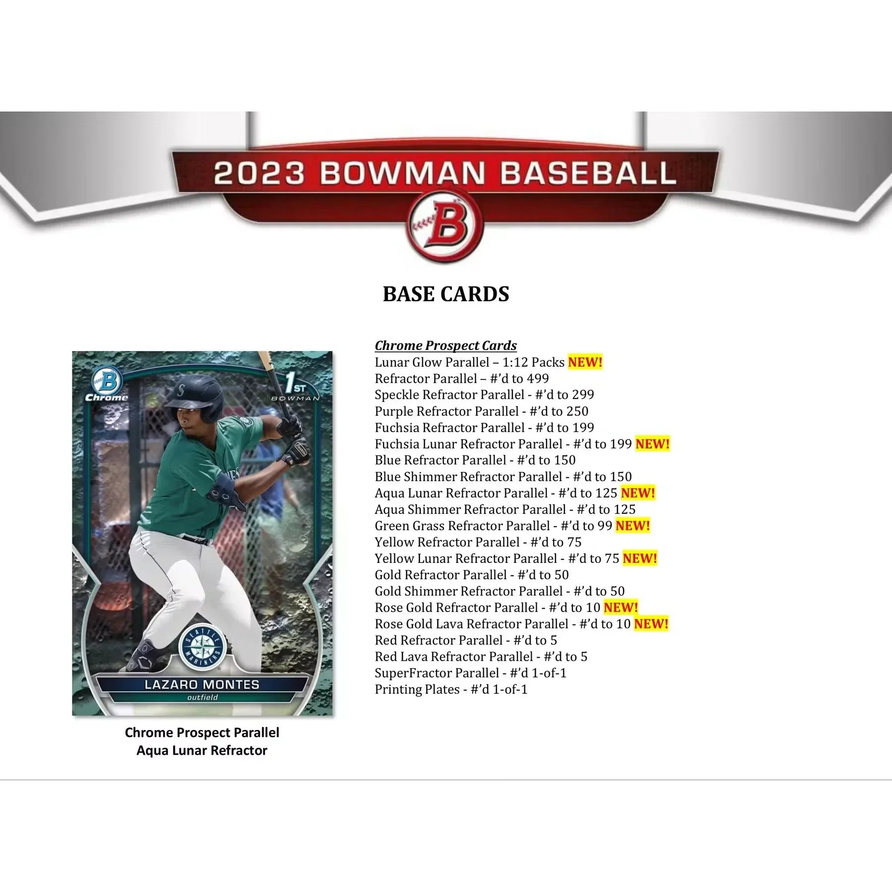 2023 Bowman Baseball Hobby Jumbo Box (Ships Sealed Only)