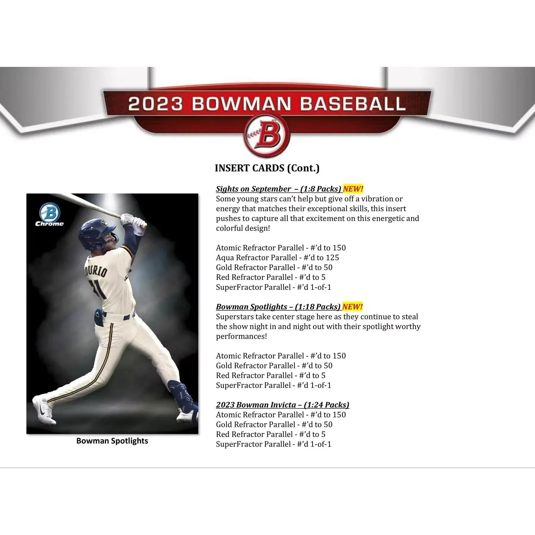 2023 Bowman Baseball Hobby Jumbo Box (Ships Sealed Only)
