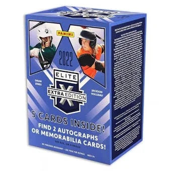 2022 Panini Elite Extra Edition Baseball Blaster Box (Ships Sealed Only) - D