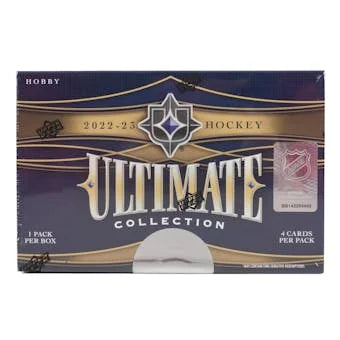 2022 23 Upper Deck Ultimate Collection Hockey Hobby Box Sealed (Ships Sealed Only)