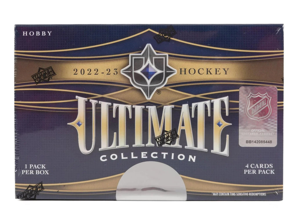 2022 23 Upper Deck Ultimate Collection Hockey Hobby Box Sealed (Ships Sealed Only)