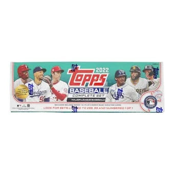2022 Topps Factory Set Baseball Retail Box Walmart (Ships Sealed Only)