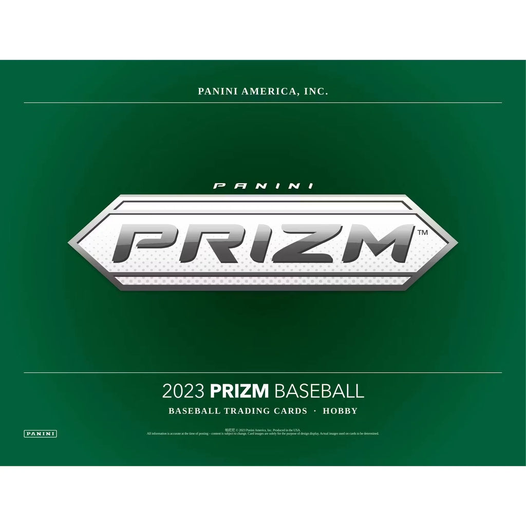 2023 Panini Prizm Baseball Hobby 12-Box Case (Ships Sealed Only)