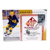 2022 23 Upper Deck SP Game Used Hockey Hobby Box Sealed (Ships Sealed Only)
