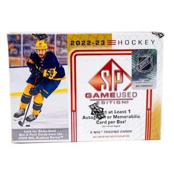 2022 23 Upper Deck SP Game Used Hockey Hobby Box Sealed (Ships Sealed Only)