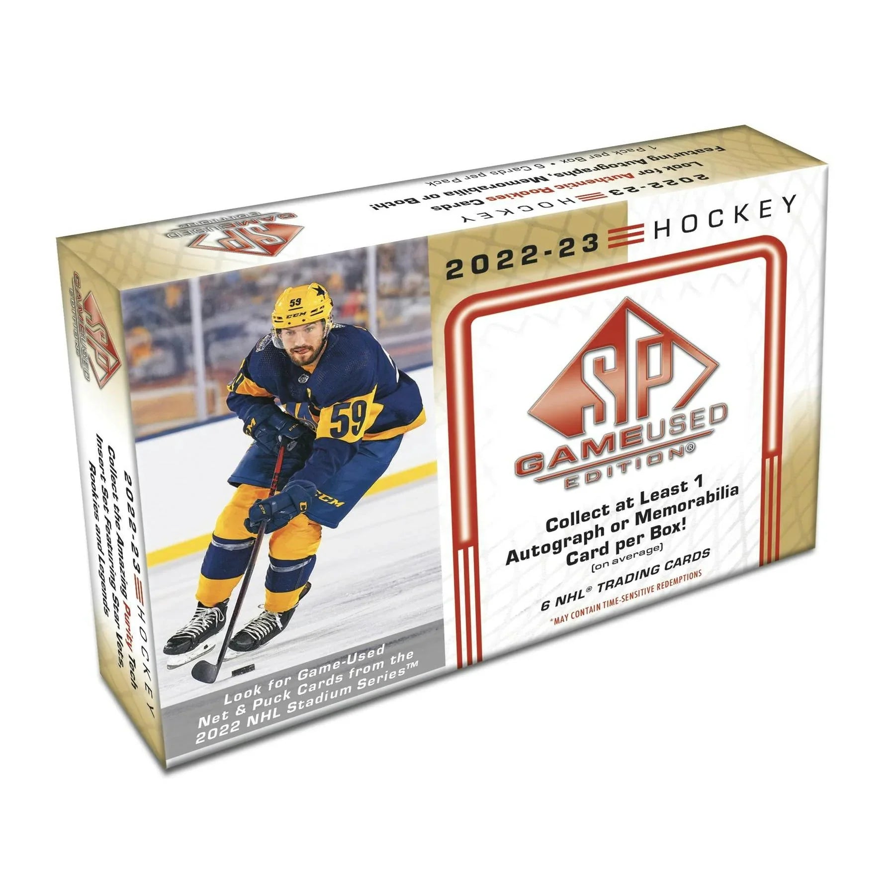 2022 23 Upper Deck SP Game Used Hockey Hobby 18 Box Case (Ships Sealed Only)