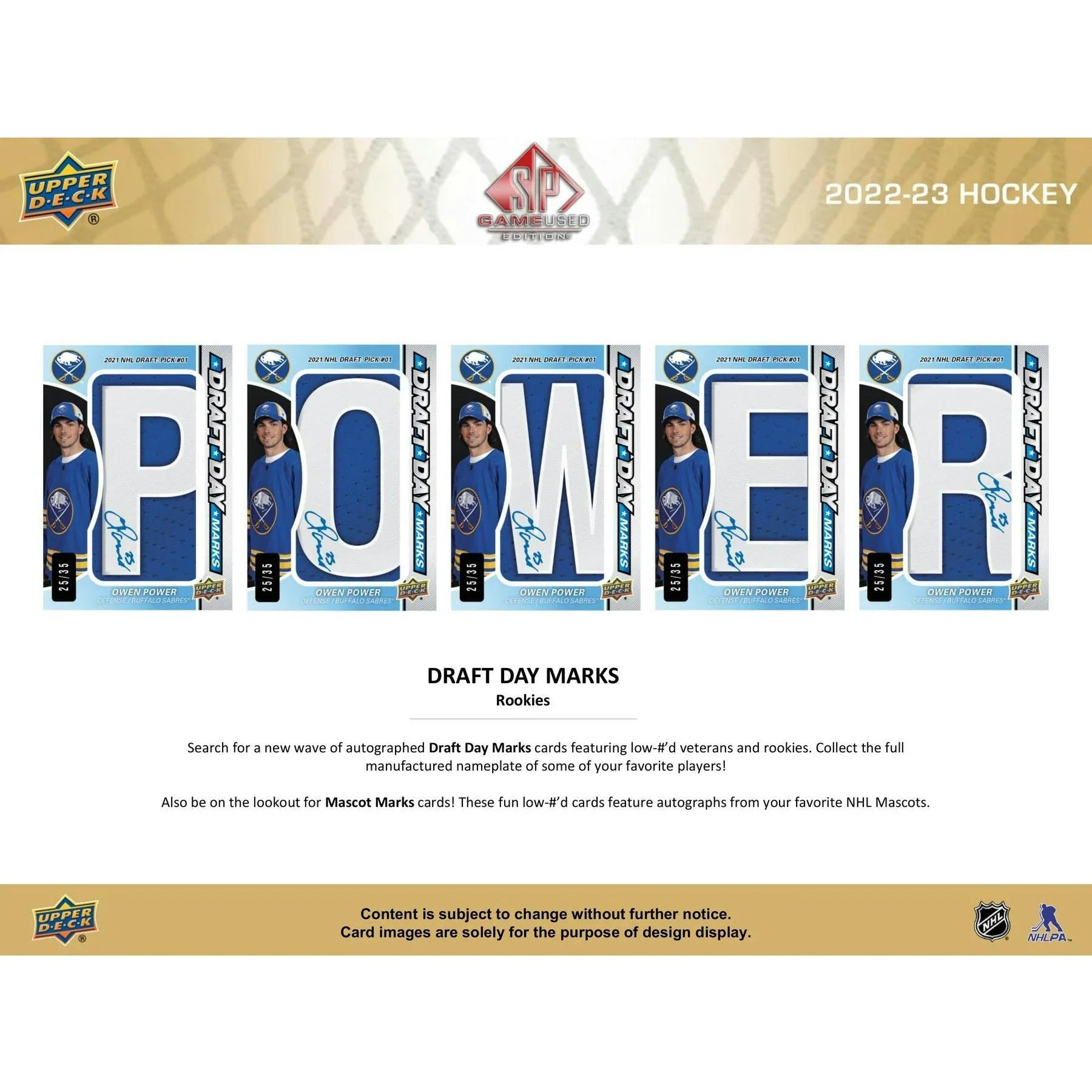 2022 23 Upper Deck SP Game Used Hockey Hobby 18 Box Case (Ships Sealed Only)