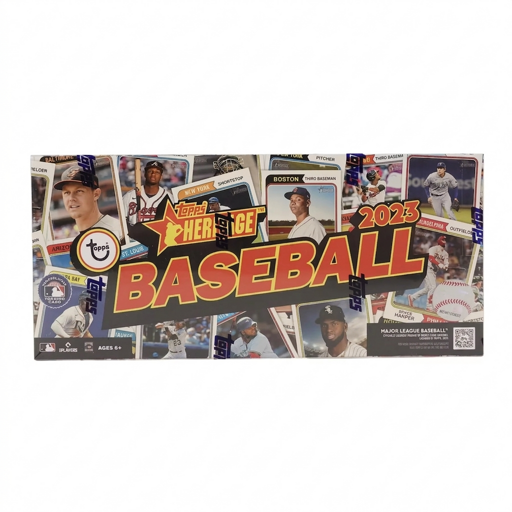 2023 Topps Heritage Baseball Hobby 12-Box Case (Ships Sealed Only)