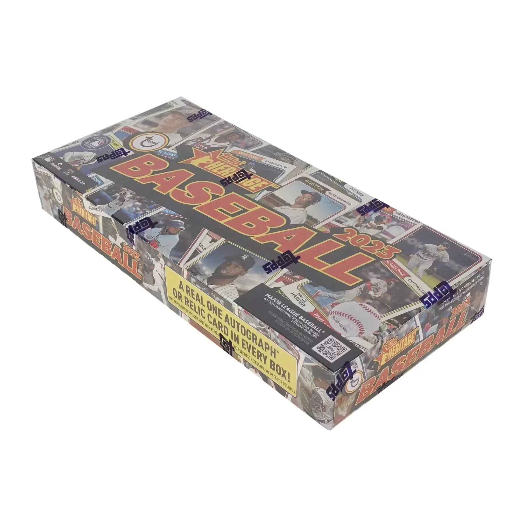 2023 Topps Heritage Baseball Hobby 12-Box Case (Ships Sealed Only)