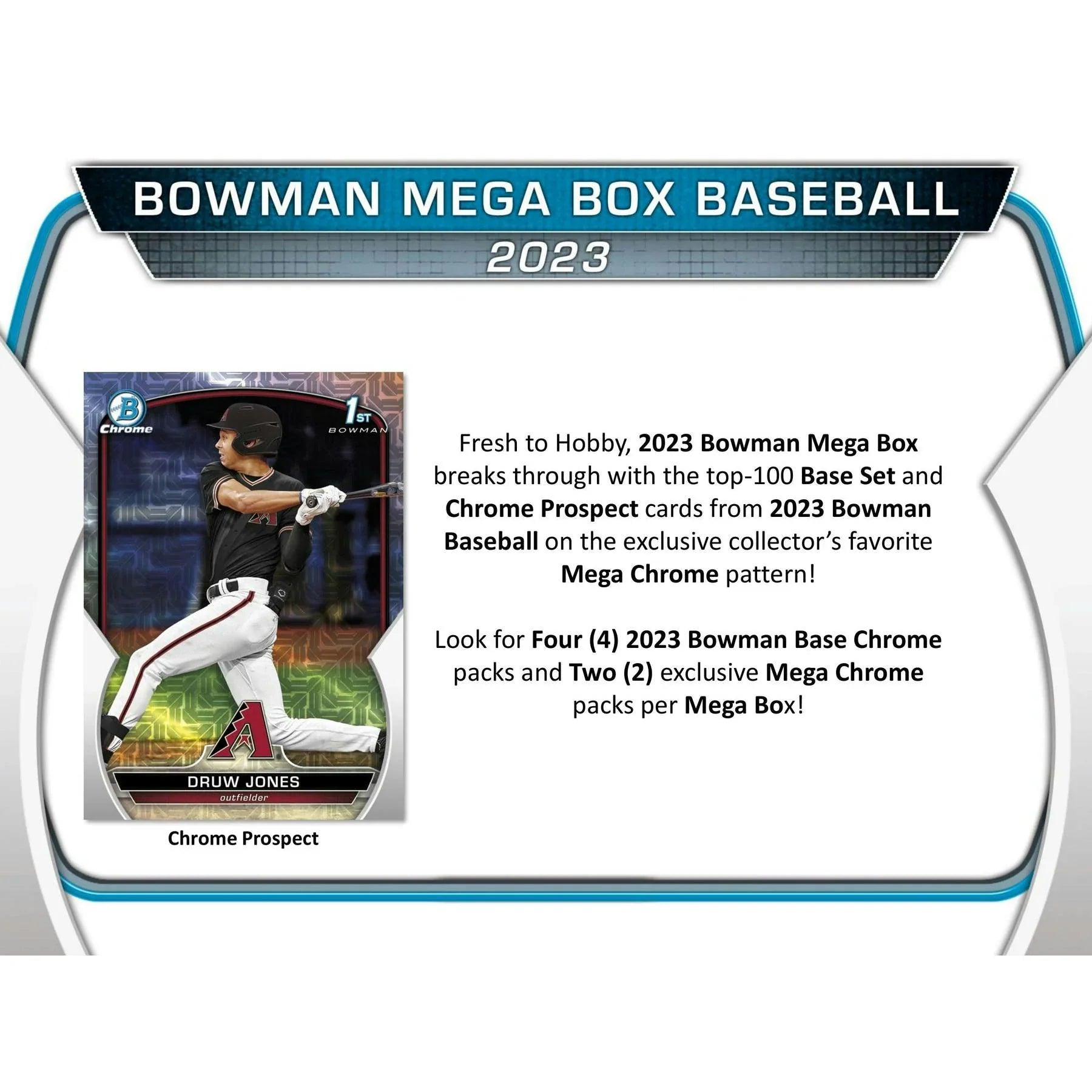 2023 Bowman Baseball Mega Box (Ships Sealed Only)