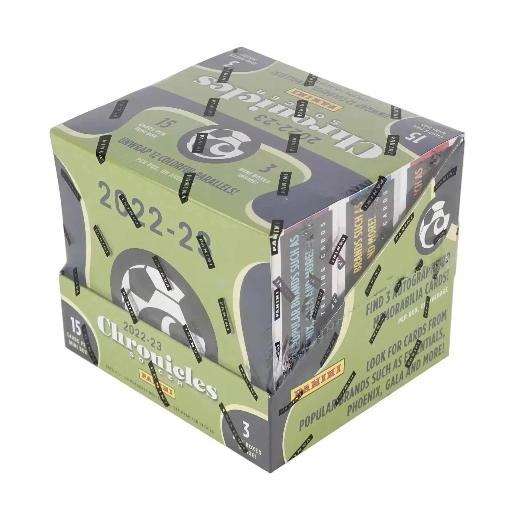 2022-23 Panini Chronicles Soccer Hobby 12-Box Case (Ships Sealed Only)