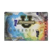 2022 23 Bowman University Inception Hobby Box (Ships Sealed Only) - D