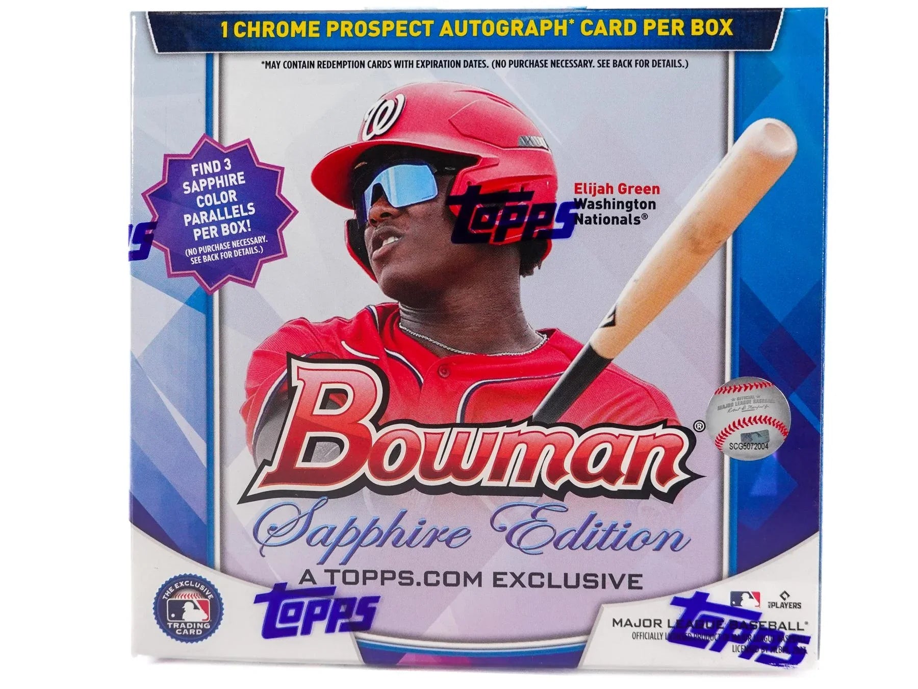 2023 Bowman Baseball Sapphire Edition Hobby Box (Ships Sealed Only)