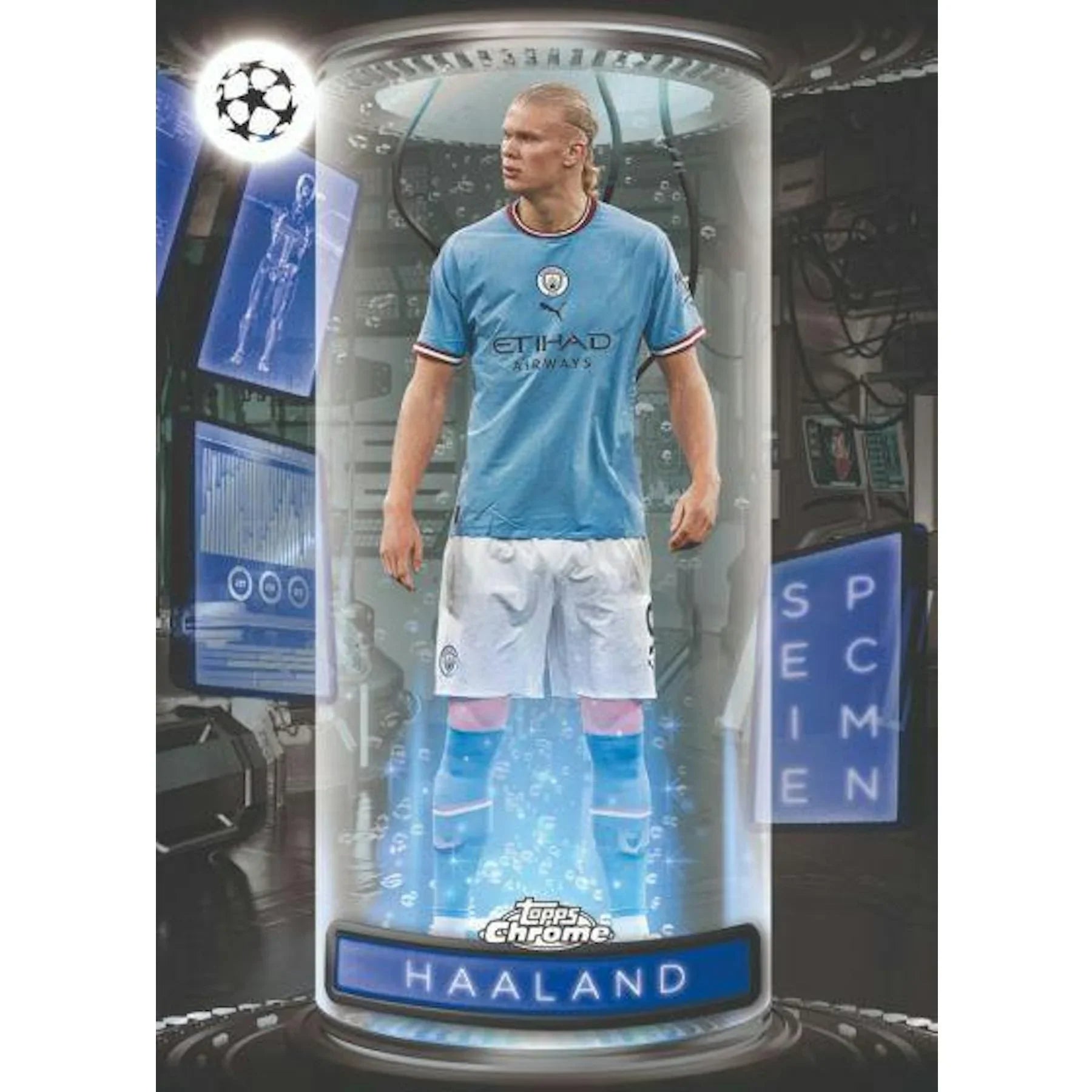 2022 23 Topps Chrome UEFA Club Competitions Soccer Hobby Lite Box (Ships Sealed Only)
