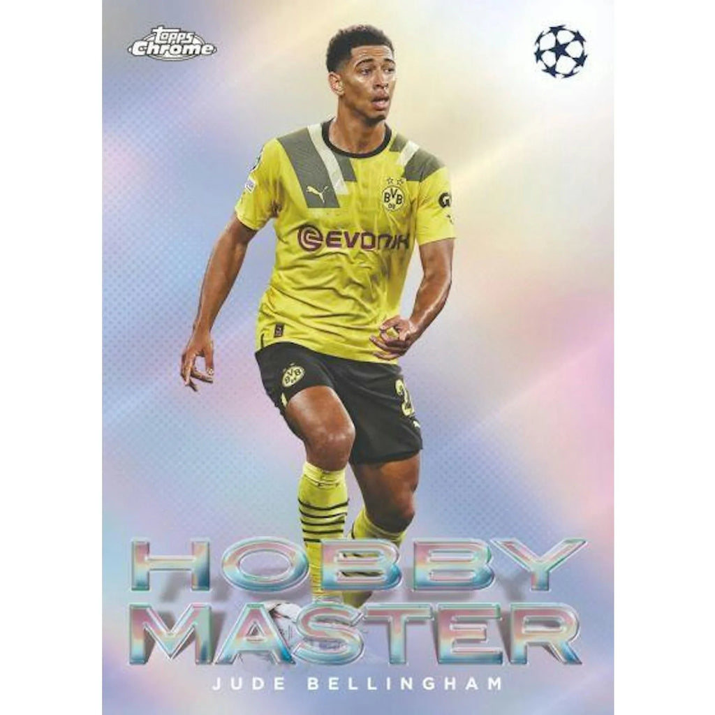 2022 23 Topps Chrome UEFA Club Competitions Soccer Hobby Lite Box (Ships Sealed Only)