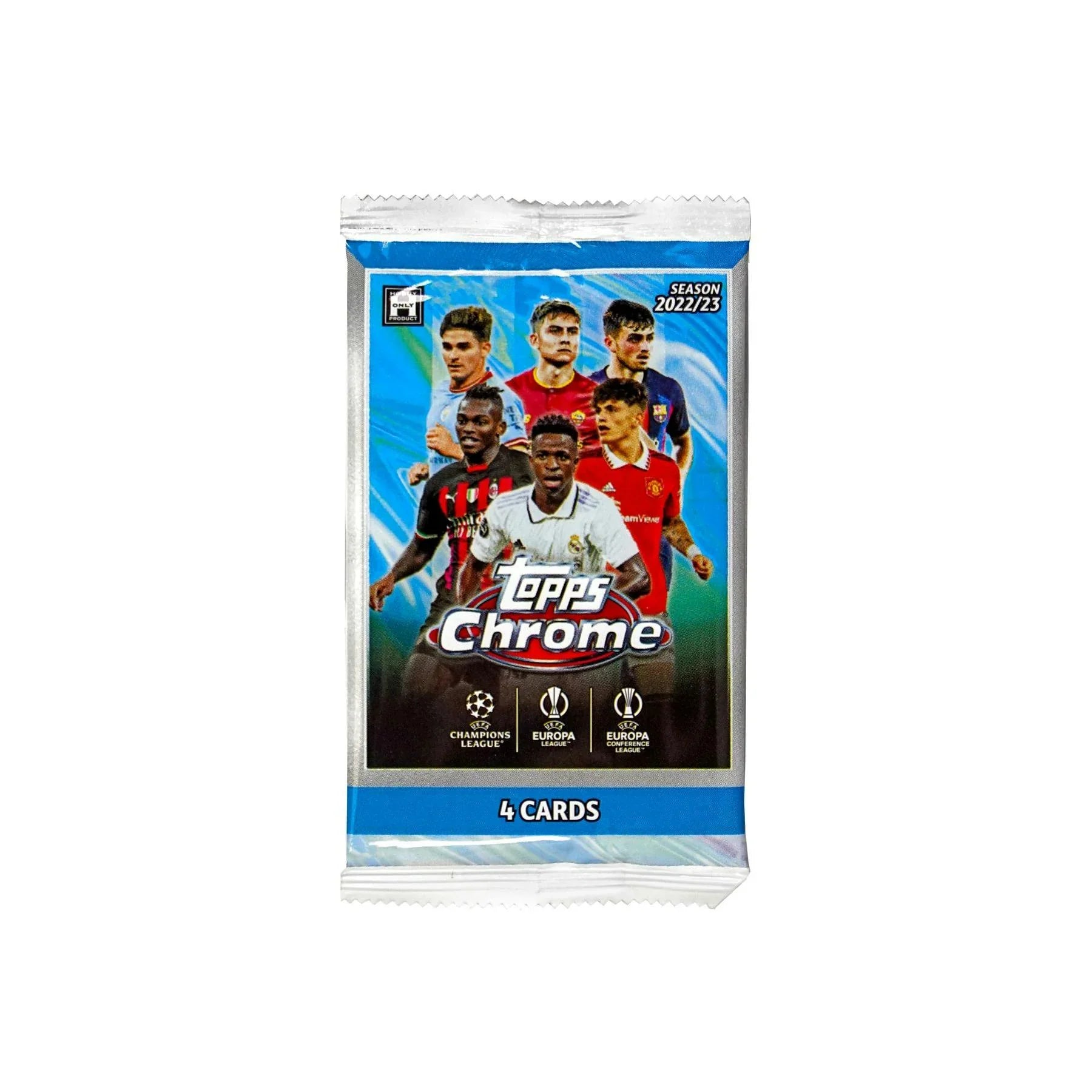 2022 23 Topps Chrome UEFA Club Competitions Soccer Hobby Lite Box (Ships Sealed Only)