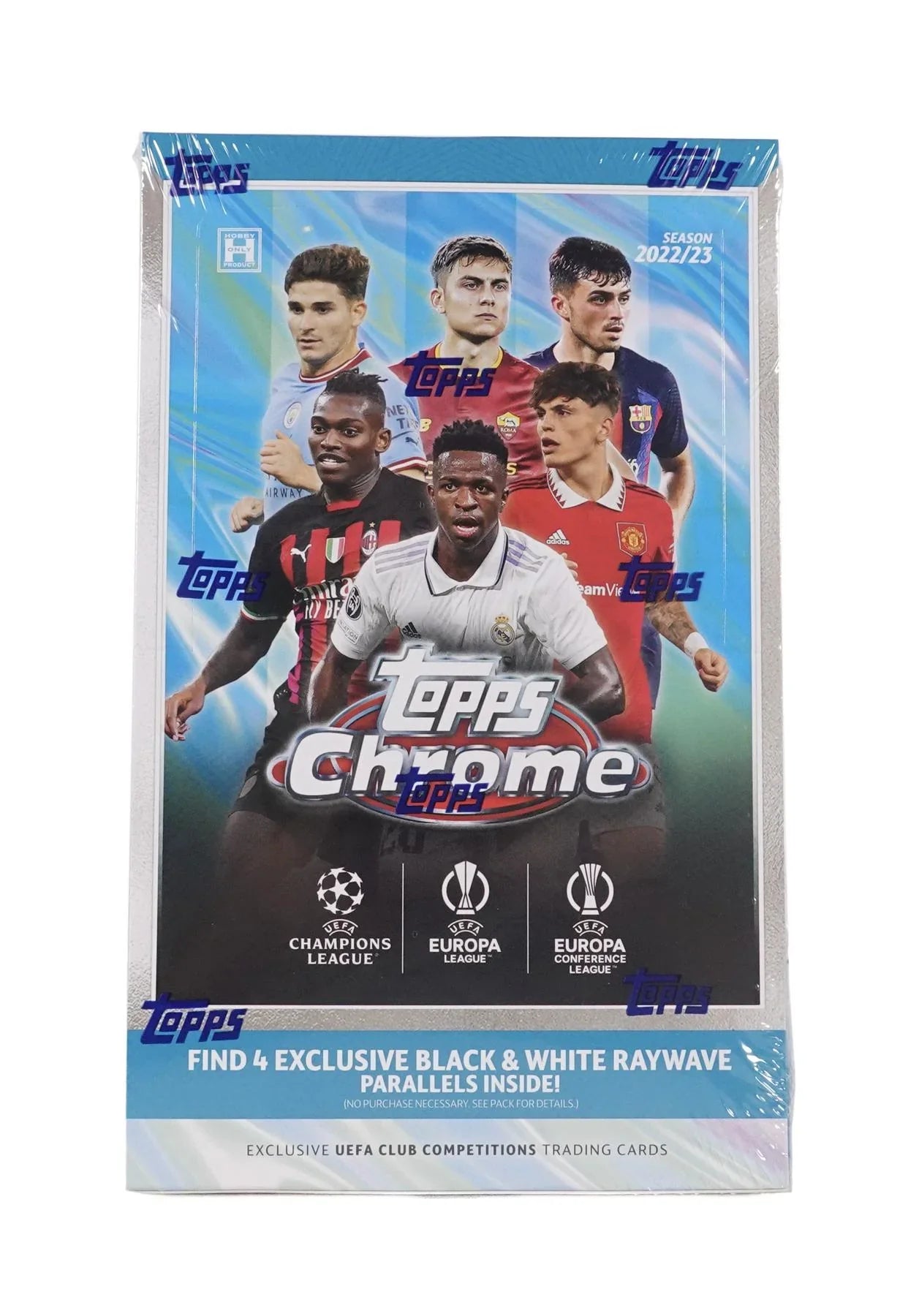 2022 23 Topps Chrome UEFA Club Competitions Soccer Hobby Lite Box (Ships Sealed Only)