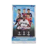 2022 23 Topps Chrome UEFA Club Competitions Soccer Hobby Lite Box (Ships Sealed Only)