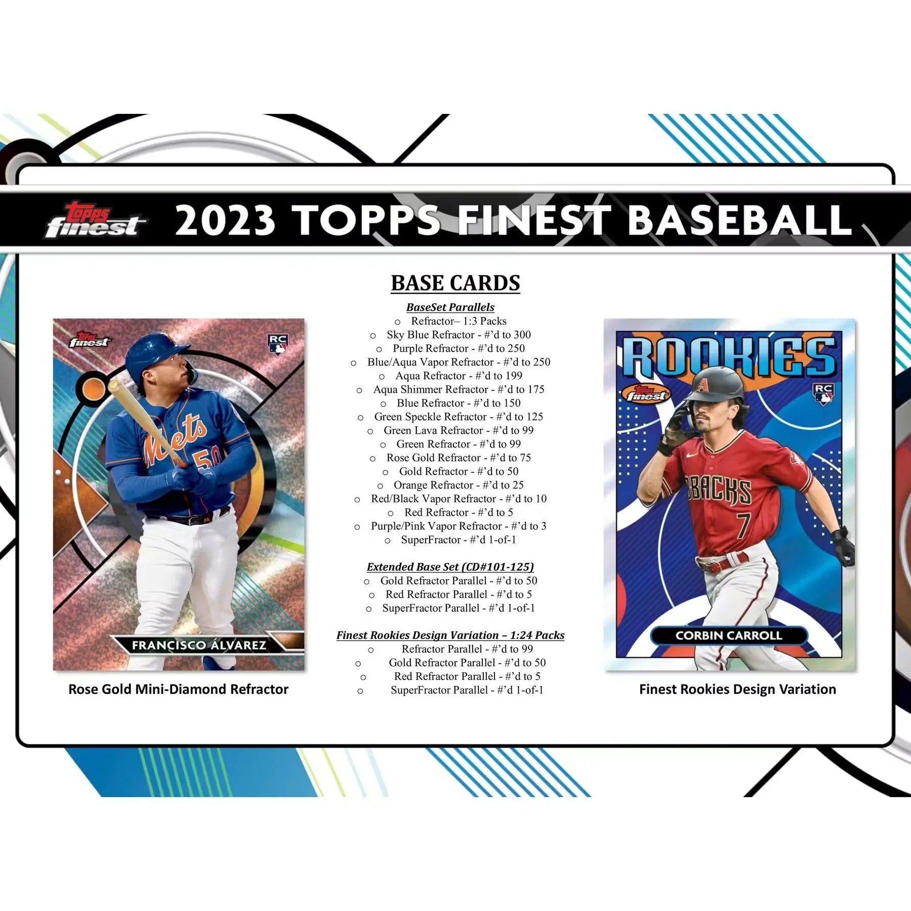 2023 Topps Finest Baseball Hobby 8 Box Case (Ships Sealed Only)