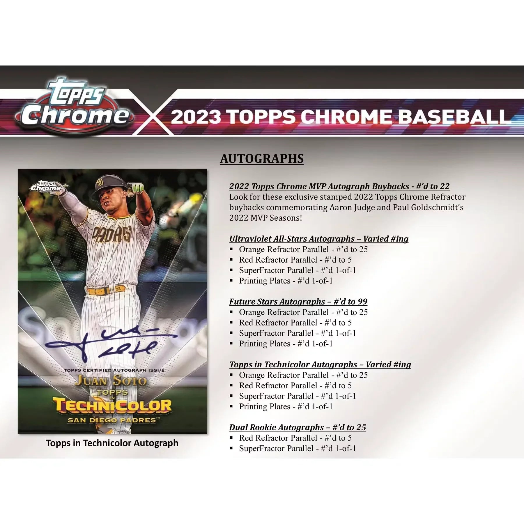 2023 Topps Chrome Baseball Hobby 12-Box Case (Ships Sealed Only)