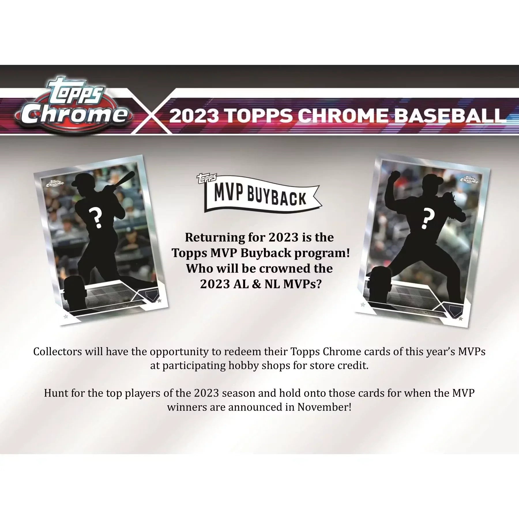 2023 Topps Chrome Baseball Hobby Jumbo 8-Box Case (Ships Sealed Only)