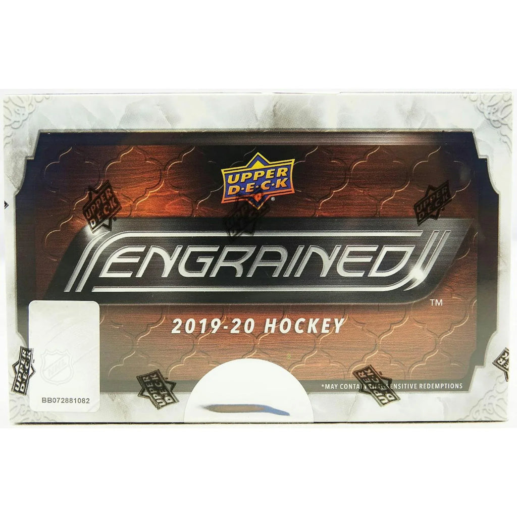 2019 20 Upper Deck Engrained Hockey Hobby Box (Ships Sealed Only)