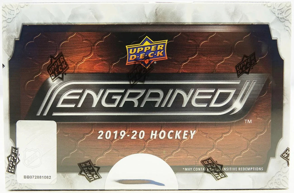 2019 20 Upper Deck Engrained Hockey Hobby Box (Ships Sealed Only)