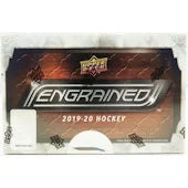 2019 20 Upper Deck Engrained Hockey Hobby Box (Ships Sealed Only)