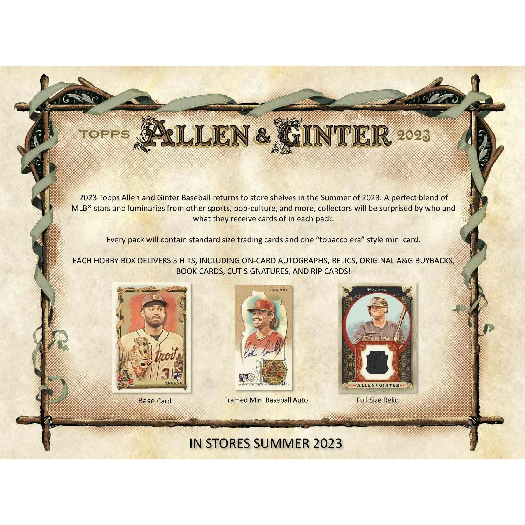 2023 Topps Allen Ginter Baseball Hobby 12 Box Case (Ships Sealed Only)