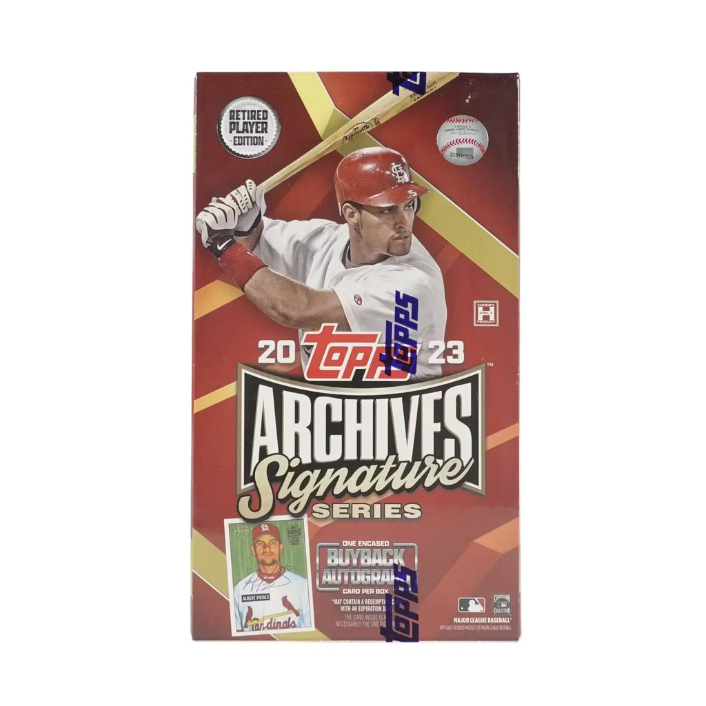 2023 Topps Archives Signature Series Retired Player Edition Hobby Box (Ships Sealed Only)