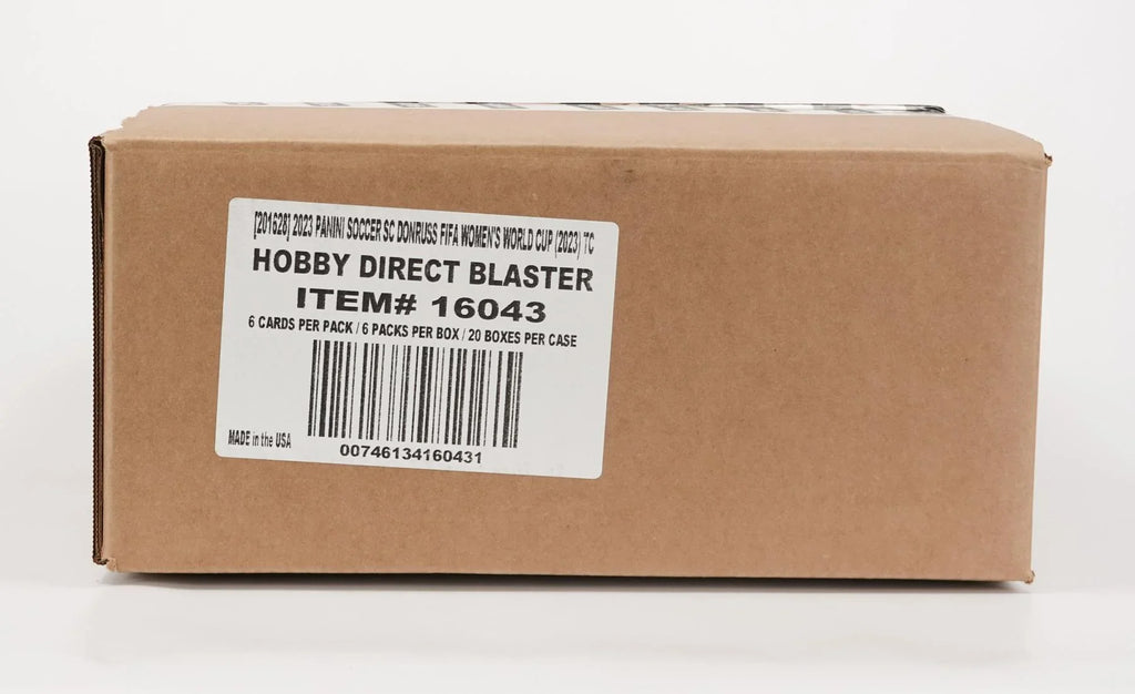 2023 Panini Donruss Soccer FIFA Women's World Cup Hobby Blaster 20-Box Case (Ships Sealed Only)