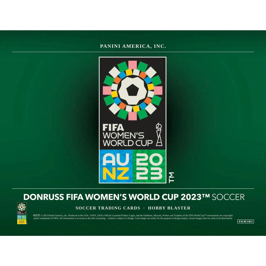 2023 Panini Donruss Soccer FIFA Women's World Cup Hobby Blaster 20-Box Case (Ships Sealed Only)