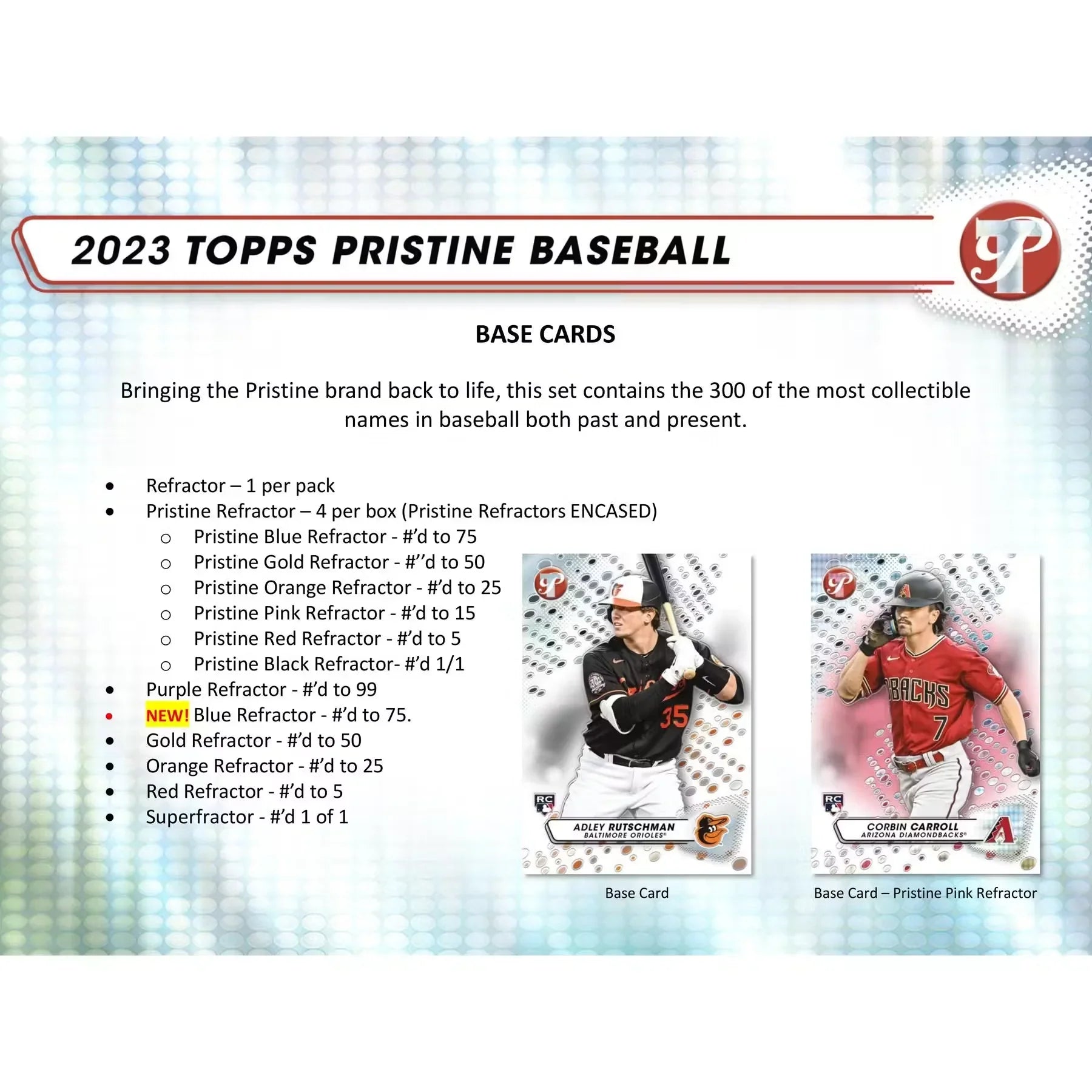 2023 Topps Pristine Baseball Hobby Box (Ships Sealed Only)