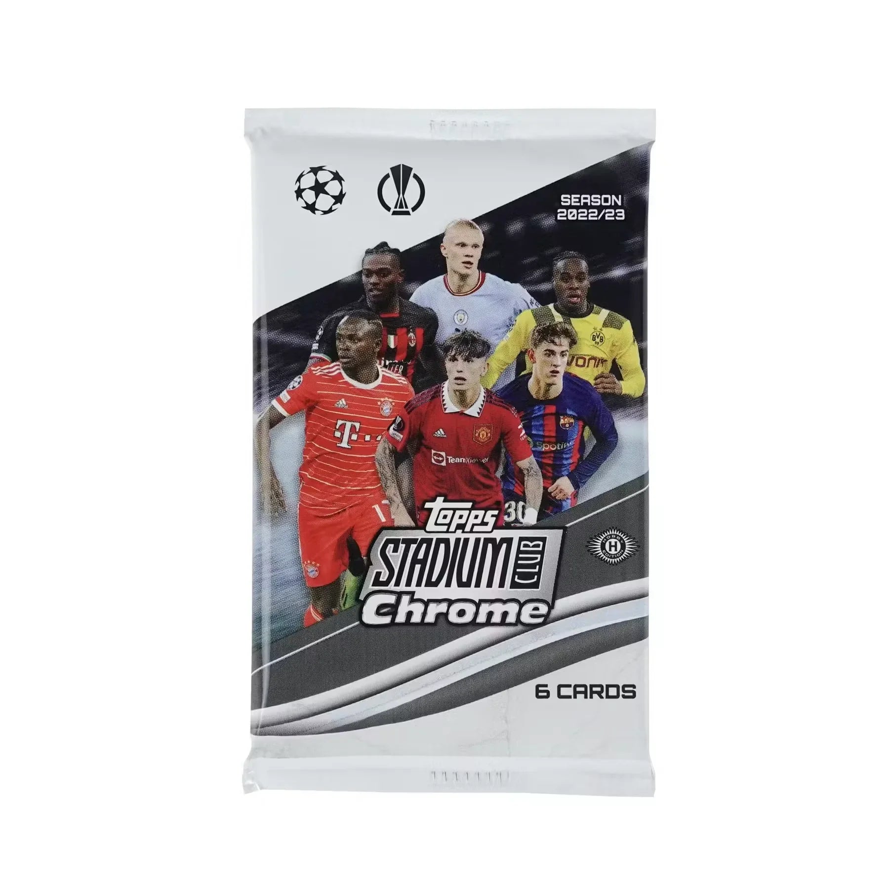 2022-23 Topps Stadium Club Chrome UEFA Club Competitions Soccer | 12-Box Hobby Case (Ships Sealed Only)