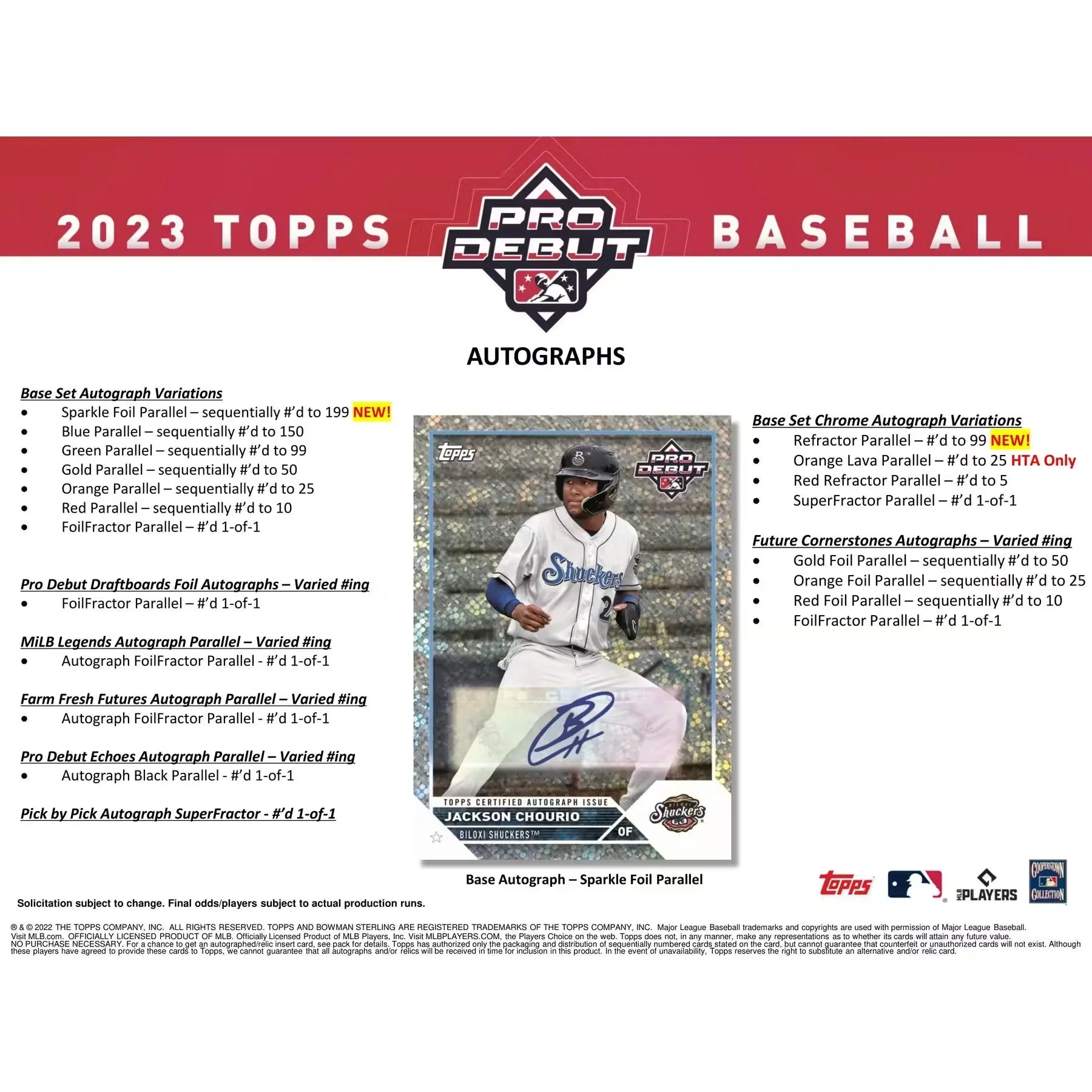2023 Topps Pro Debut Baseball Hobby Jumbo 8 Box Case (Ships Sealed Only)