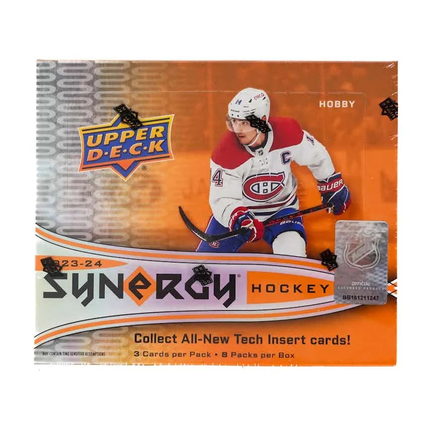 2023 24 Upper Deck Synergy Hockey Hobby Box (Ships Sealed Only)