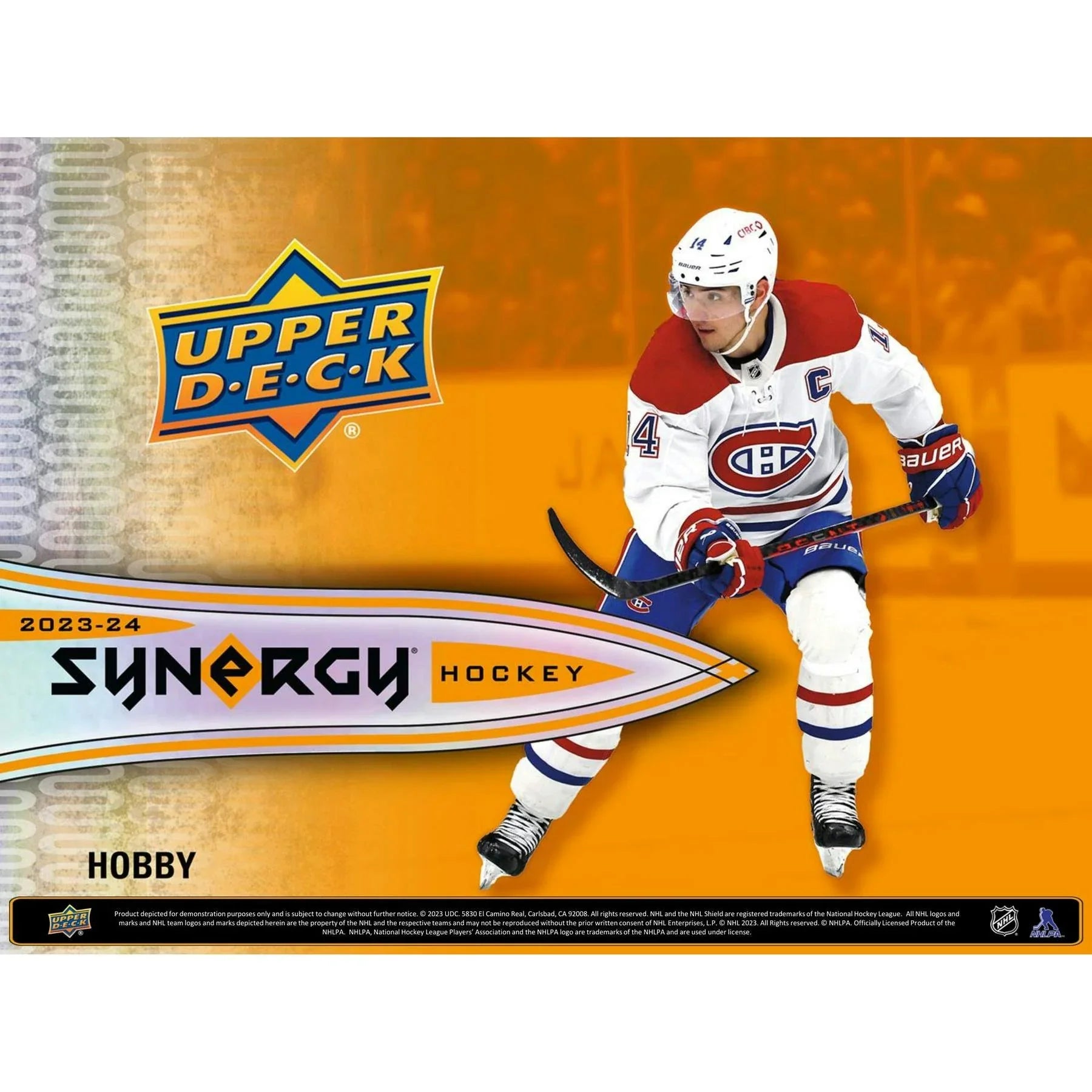 2023 24 Upper Deck Synergy Hockey Hobby 16 Box Case (Ships Sealed Only)