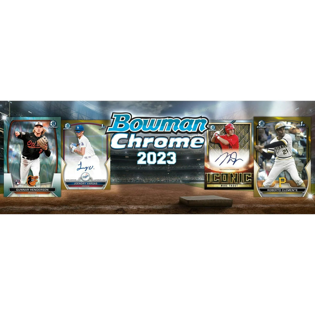 2023 Bowman Chrome Baseball Hobby 12 Box Case (Ships Sealed Only)