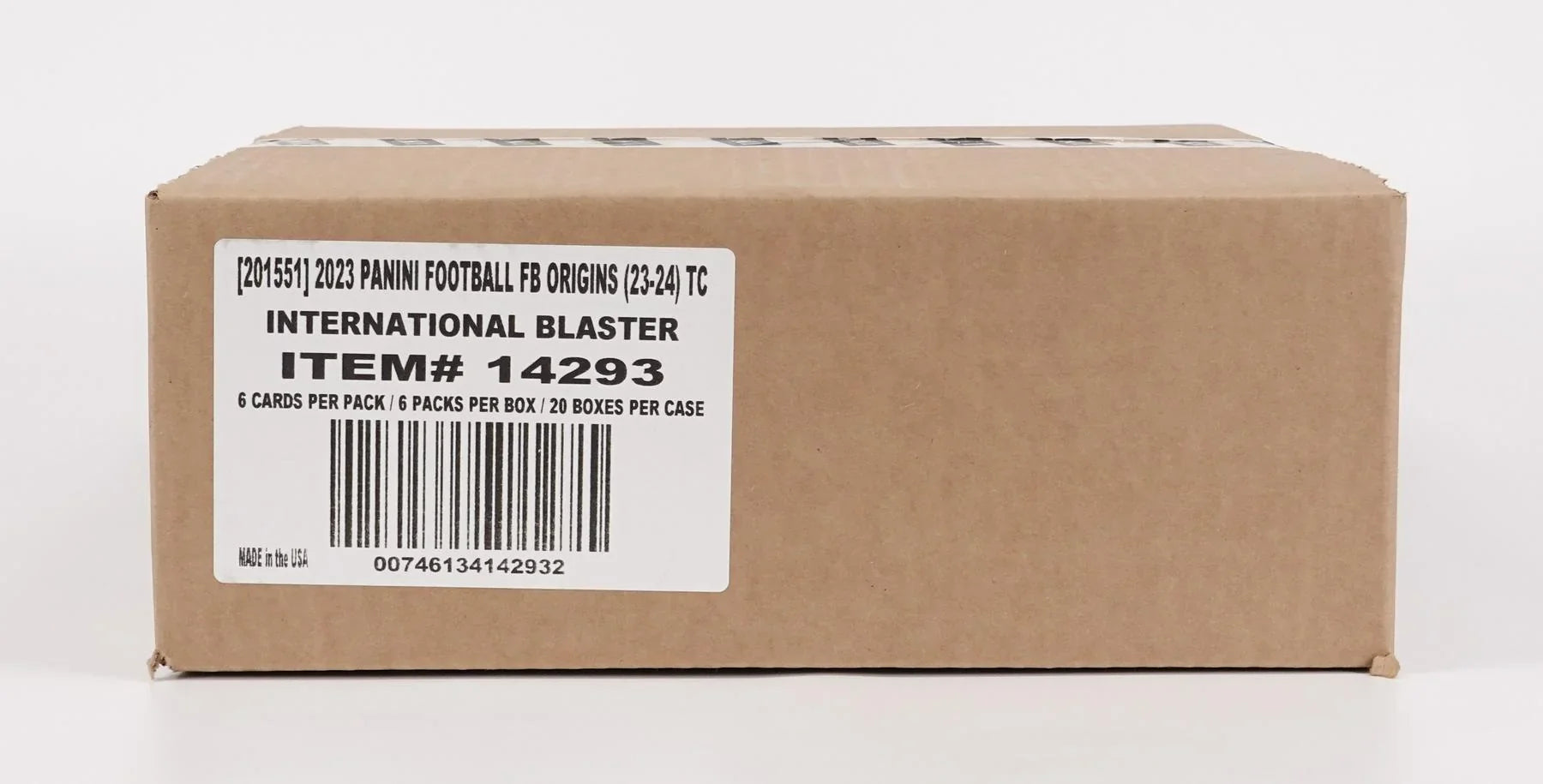 2023 Panini Origins International Football Blaster 20-Box Case (Ships Sealed Only) - D