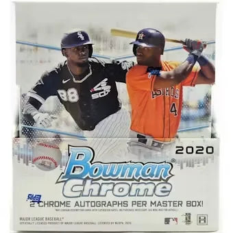 2020 Bowman Chrome Baseball Hobby Box (Ships Sealed Only) - D