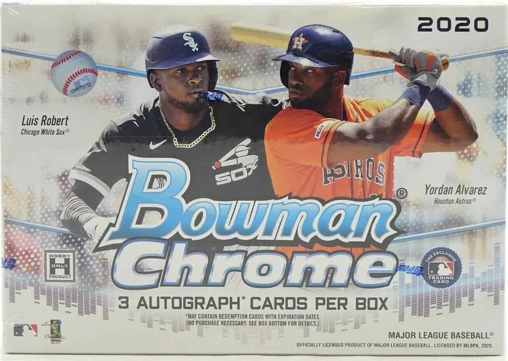 2020 Bowman Chrome Baseball HTA Jumbo Box (Ships Sealed Only)