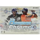 2020 Bowman Chrome Baseball HTA Jumbo Box (Ships Sealed Only)