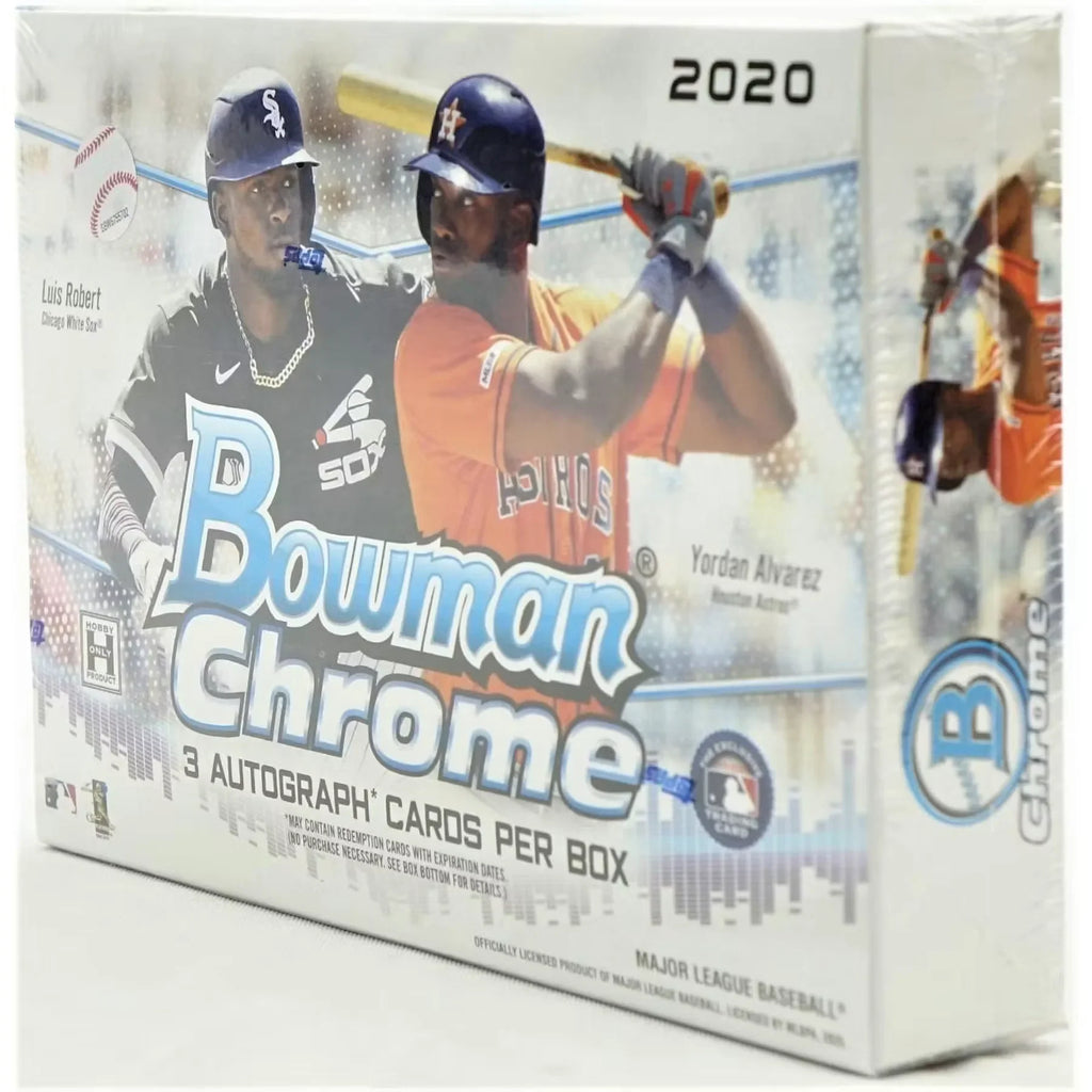 2020 Bowman Chrome Baseball HTA Jumbo Box (Ships Sealed Only)