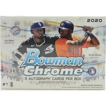 2020 Bowman Chrome Baseball HTA Jumbo Box (Ships Sealed Only)