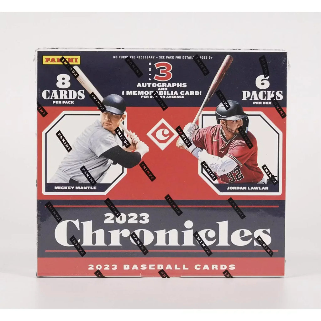 2023 Panini Chronicles Baseball Hobby 16-Box Case (Ships Sealed Only)